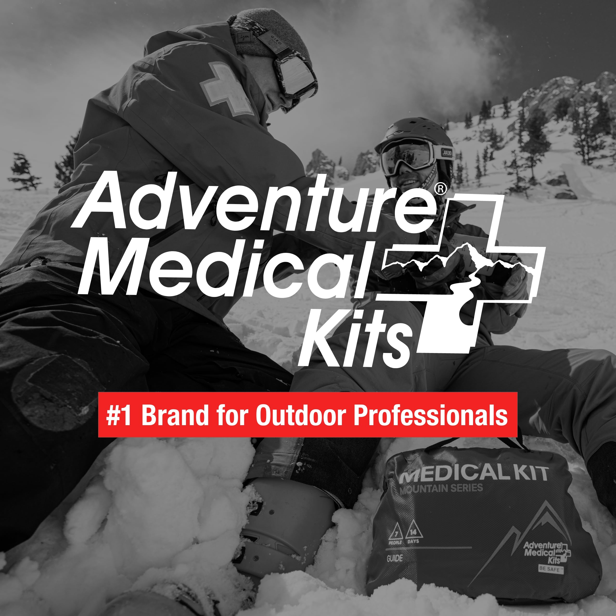 Adventure Medical Kits rugged outdoor packaging ready for harsh conditions
