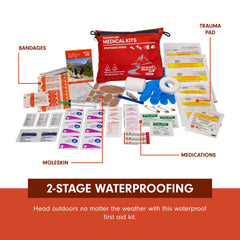 Sportsman 100 wilderness first aid guide, fast reference on trail injuries.