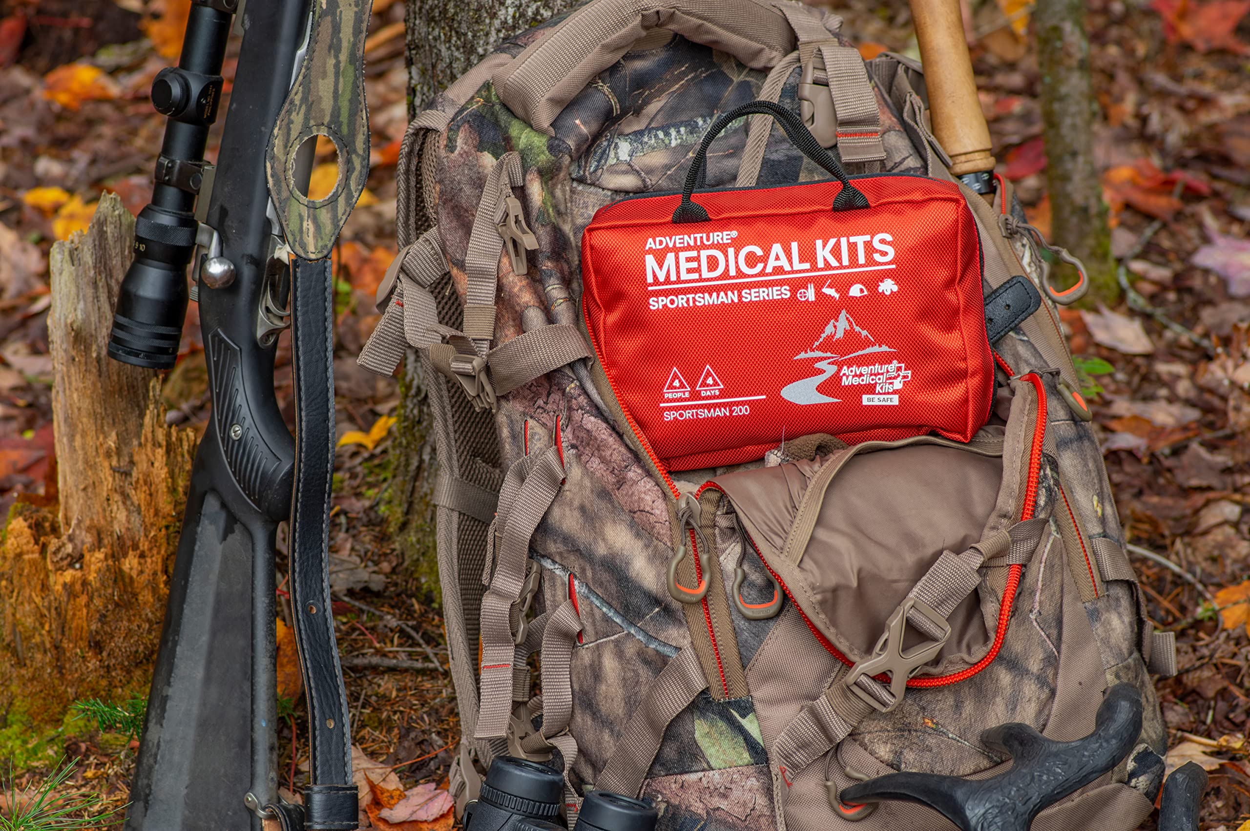Adventure Medical Kits Sportsman 200 hospital-quality supplies in a portable field kit.