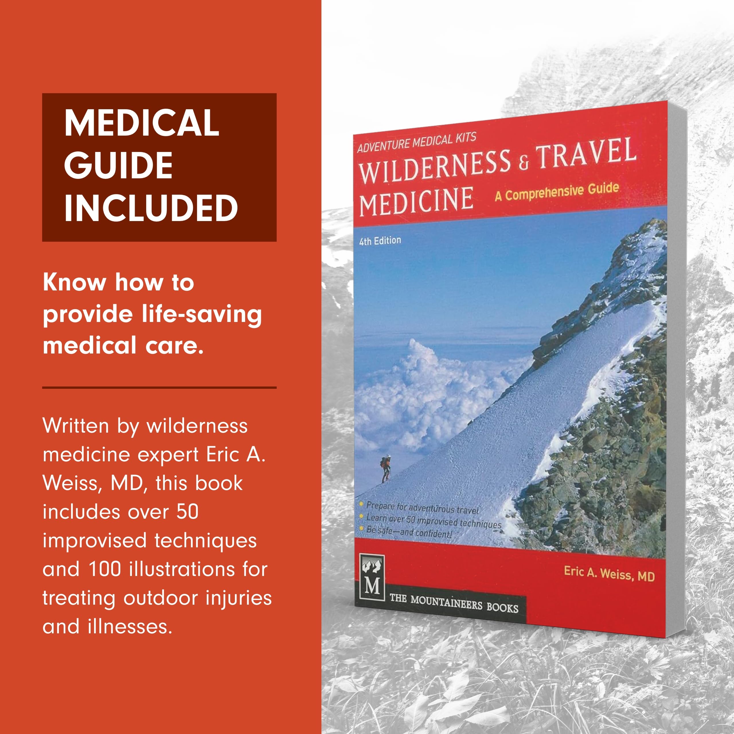Wilderness first aid guide included supports confident injury assessment and decision making.