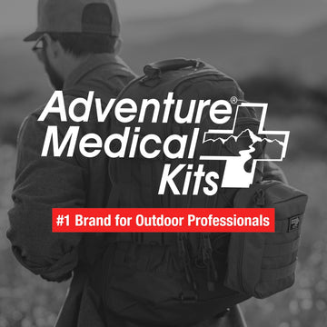 Adventure Medical Kits wilderness medicine guide cover closeup referencing knowledge for outdoor injuries