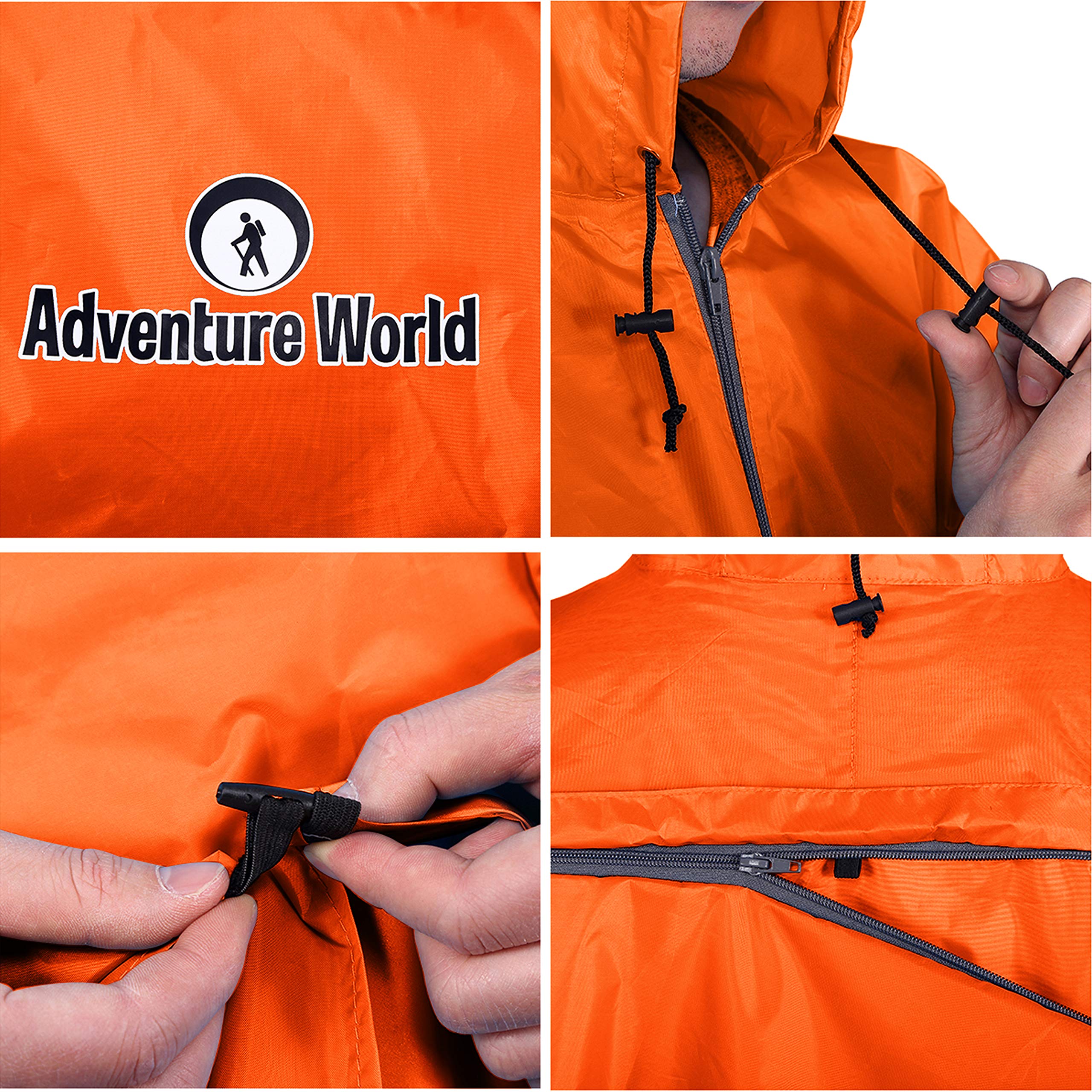 Globotrekker backpack extension covers the pack for dry gear.