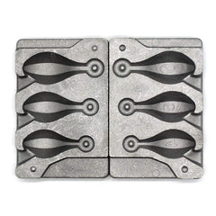 Adygil Bank Sinker Mold with 3 cavities and 4.5-6 oz capacity without handle