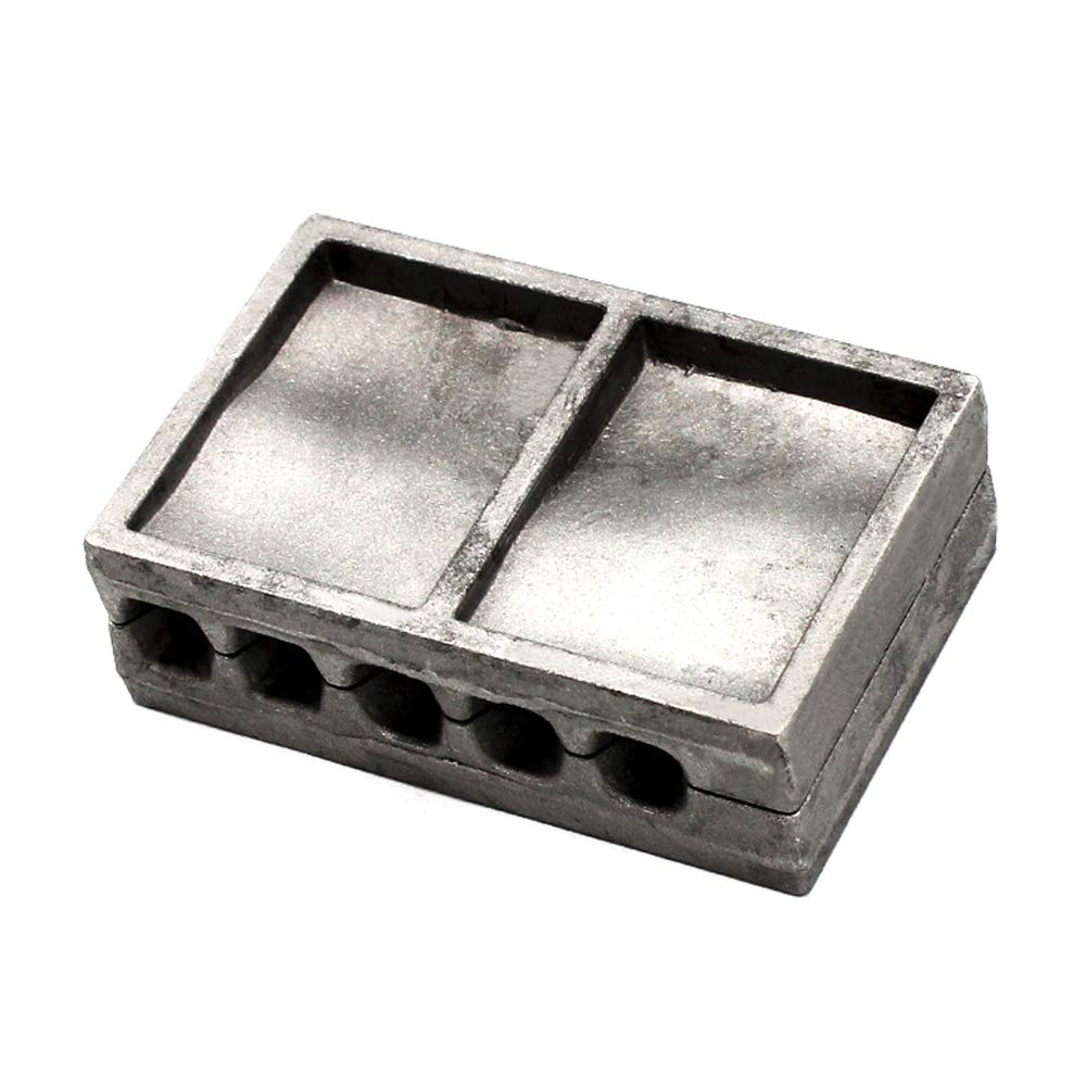 Adygil Bank Sinker Mold cavities layout top view