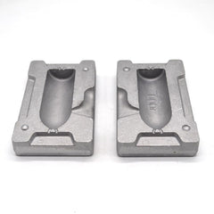 Close-up of the Adygil mold showing the single cavity