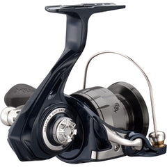 Rear/drag side view of Aerios AE-6.2-4.0 Spinning Reel in Dark Blue