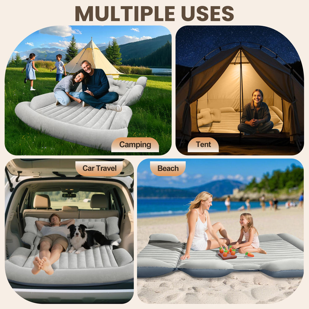AearKing SUV air mattress includes two pillows for enhanced rest