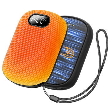 Aecooly magnetic hand warmers two-pack front view for all-day outdoor warmth.