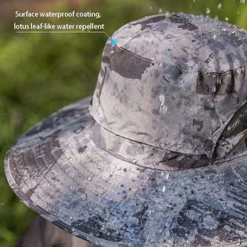 AEDNX hat features removable, washable fan blades for easy cleanup