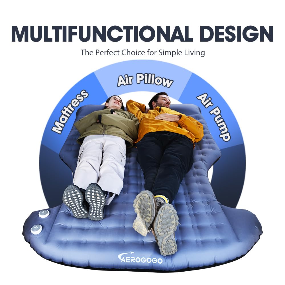 Aerogogo Tesla Model Y Mattress brushed polyester surface feels soft.