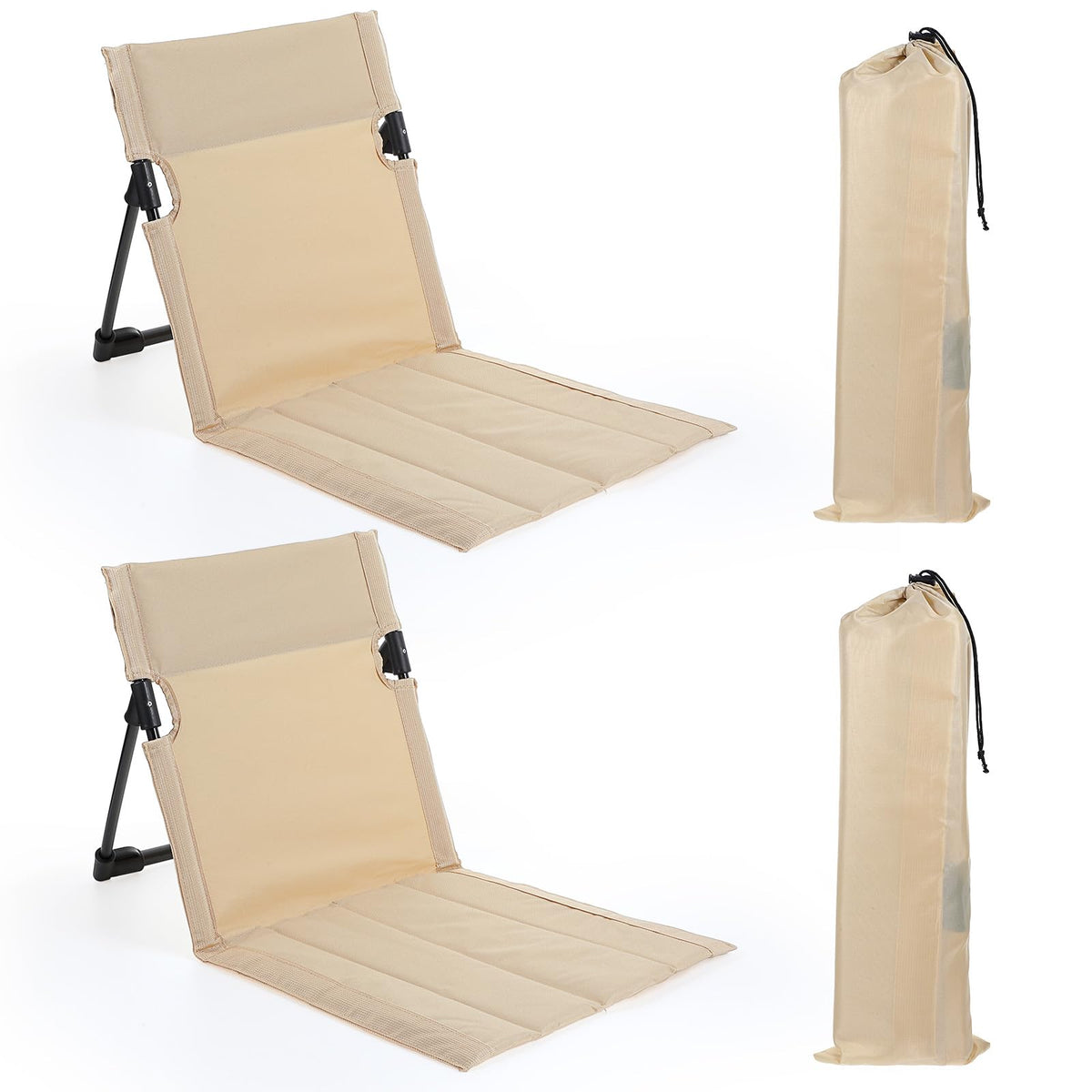 Afcabakila foldable pool chair edge open for poolside lounging and easy access