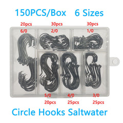 Side view showing portable hard plastic box with hanging loop