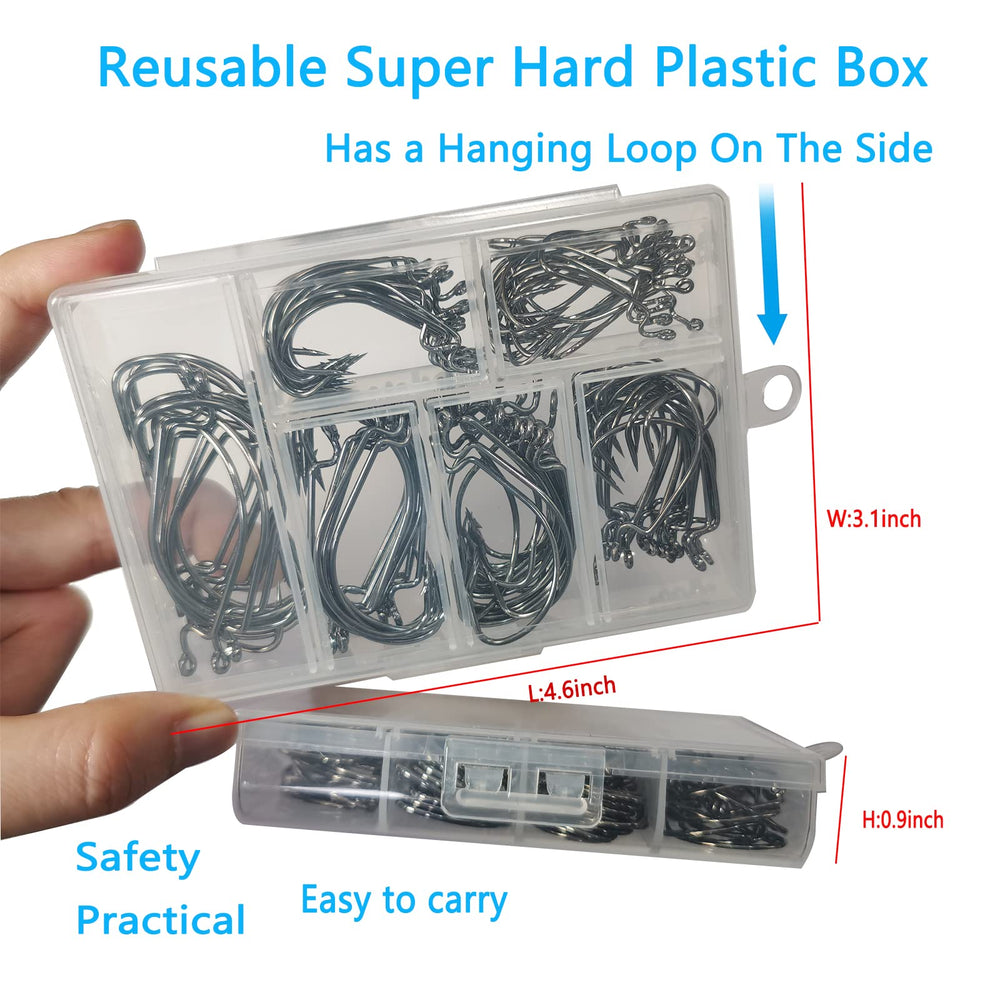 Bass fishing hooks with plastic worms in use