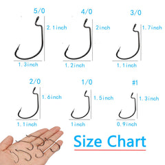 Versatile hooks for freshwater and saltwater fishing