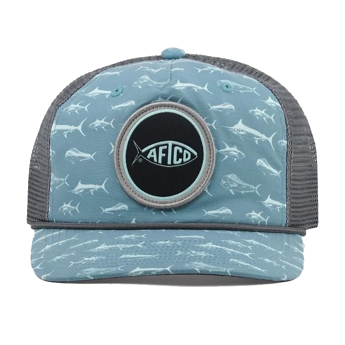 AFTCO Big 3 Trucker Hat side profile highlighting mid-profile design.