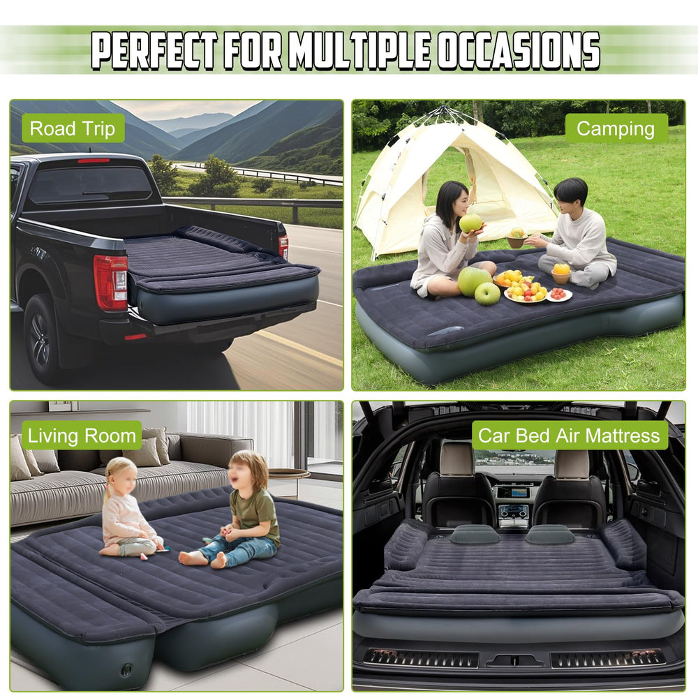 Afurkuot packaged truck bed air mattress set ready for travelers