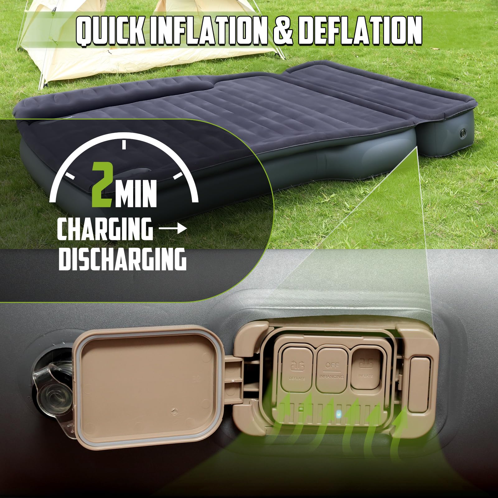Afurkuot USB-C pump powers fast inflation without a cigarette lighter