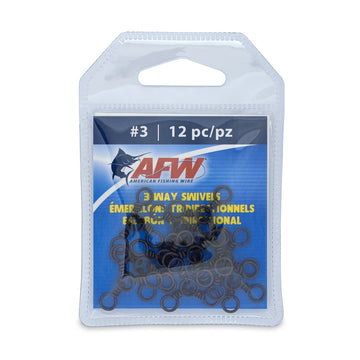 AFW 3-Way swivels with stainless rings promote durable dropper rigs