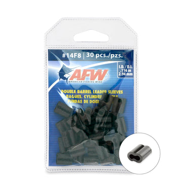 AFW crimp sleeve close-up shows burr-free finish protecting line