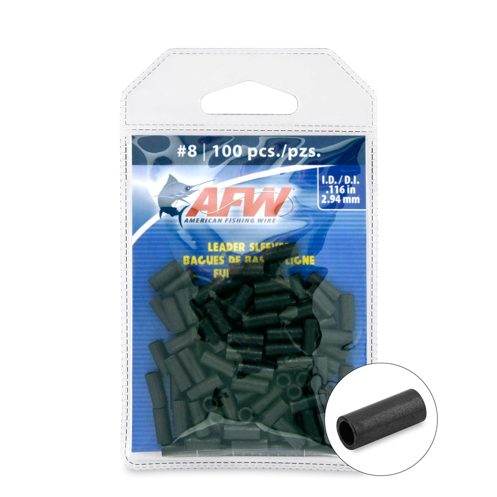 AFW copper material close-up highlights the durable, conductive surface of the crimp sleeve.