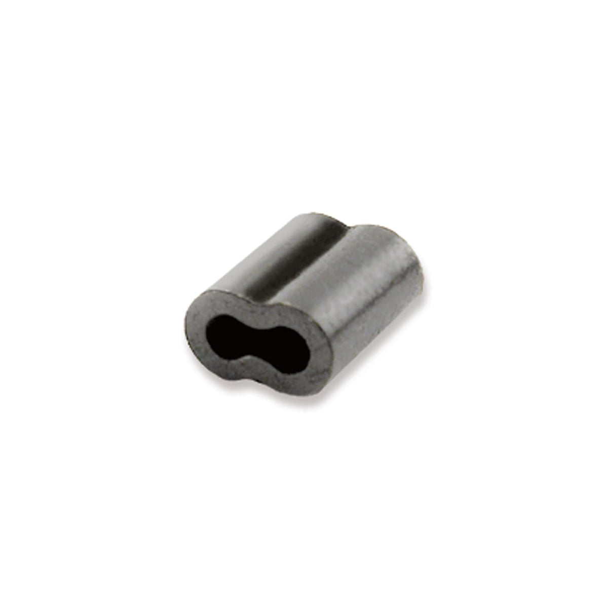 AFW double barrel crimp sleeve in black for 14F8/116 line, strong connection potential