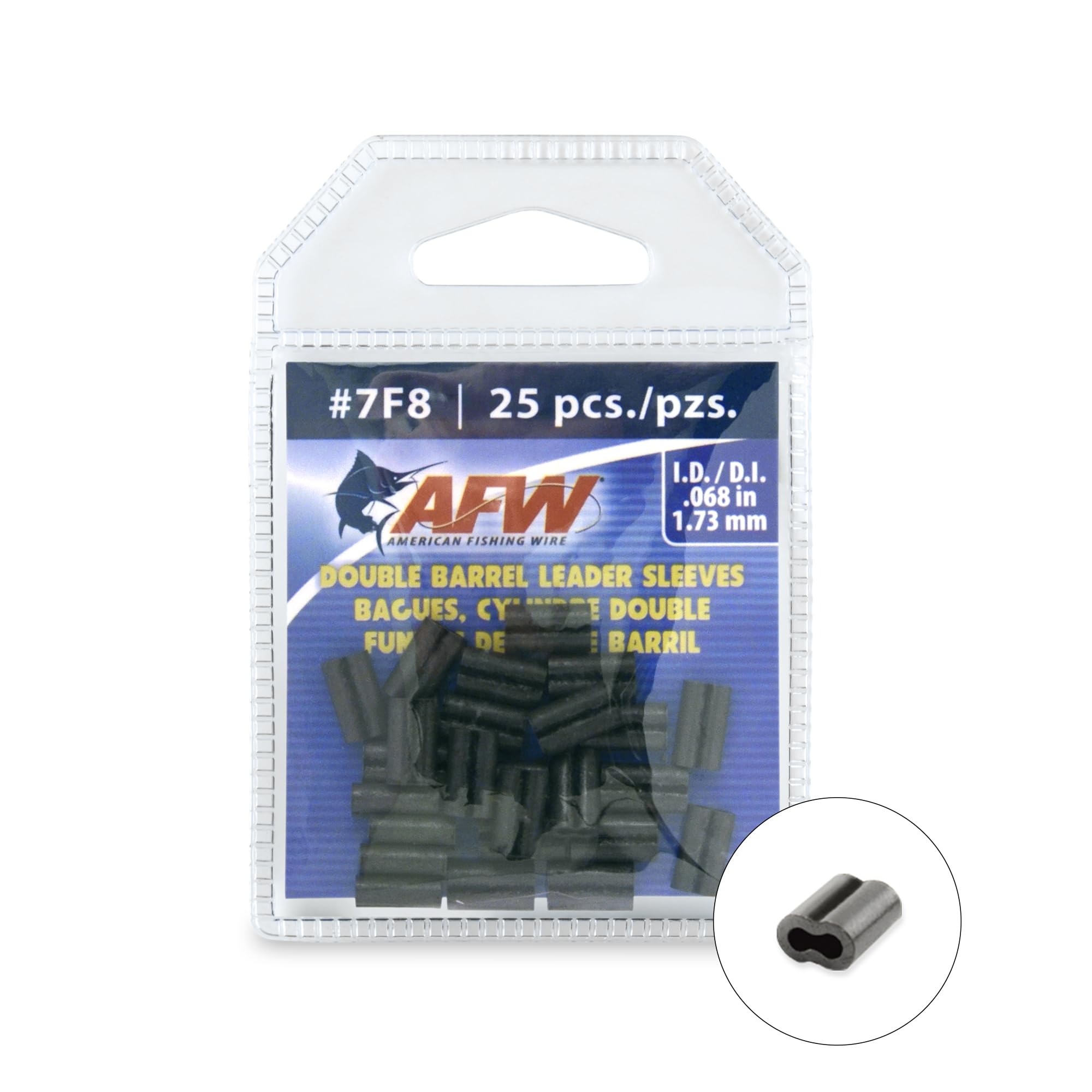 AFW crimp sleeve inside diameter guide showing sizing for safe crimping.