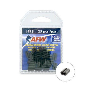 AFW crimp sleeve inside diameter guide showing sizing for safe crimping.