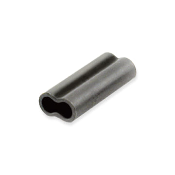 AFW crimp sleeve in-use with wire leader for secure clean joins.