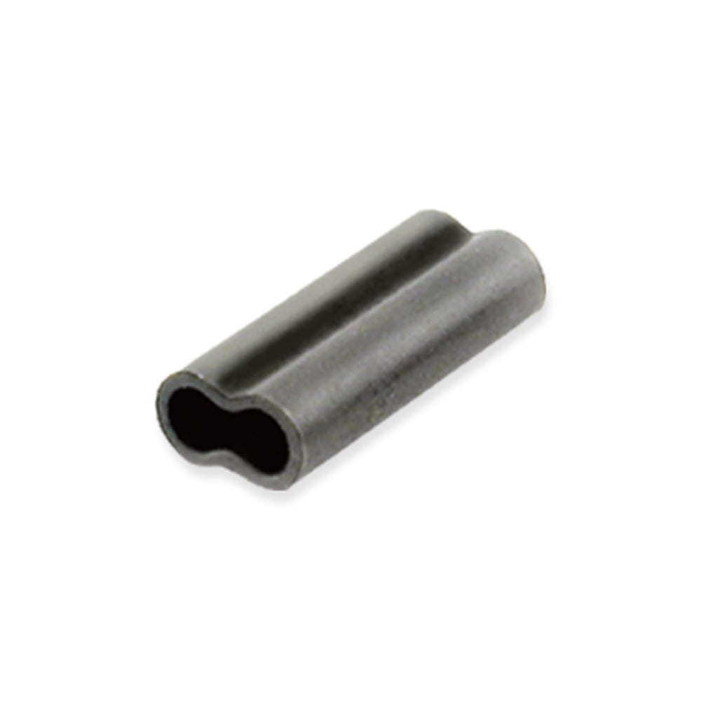AFW crimp sleeve in-use with wire leader for secure clean joins.