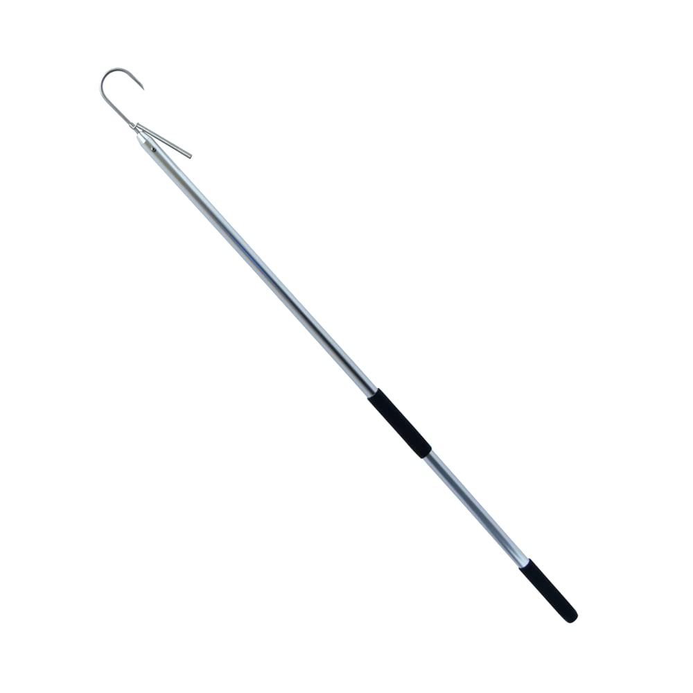 AFW Gaff 4 ft Aluminum Shaft with Stainless Steel Offset Hook and Foam Grip