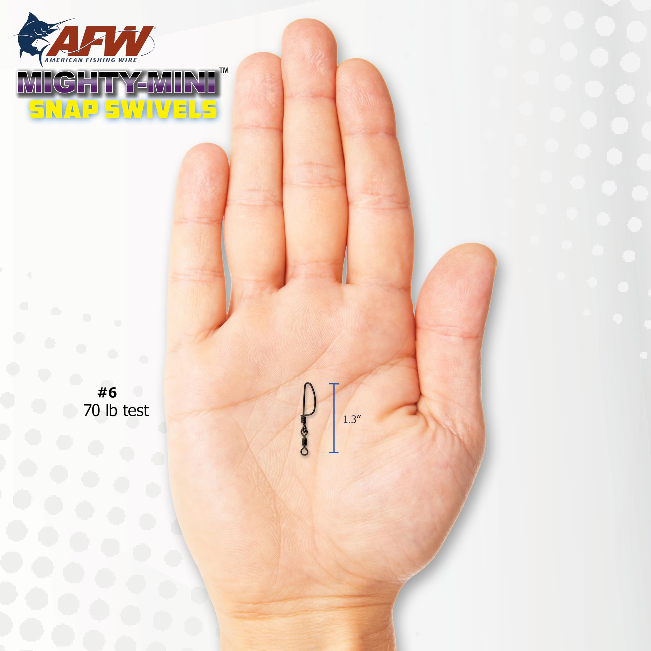 AFW Mighty Mini compact design keeps tackle boxes organized and uncluttered.