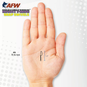 AFW Mighty Mini compact design keeps tackle boxes organized and uncluttered.