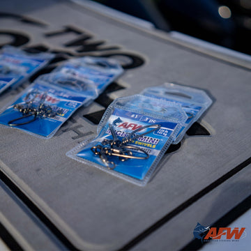 AFW Mighty Mini fits neatly in tackle boxes for quick rig changes.