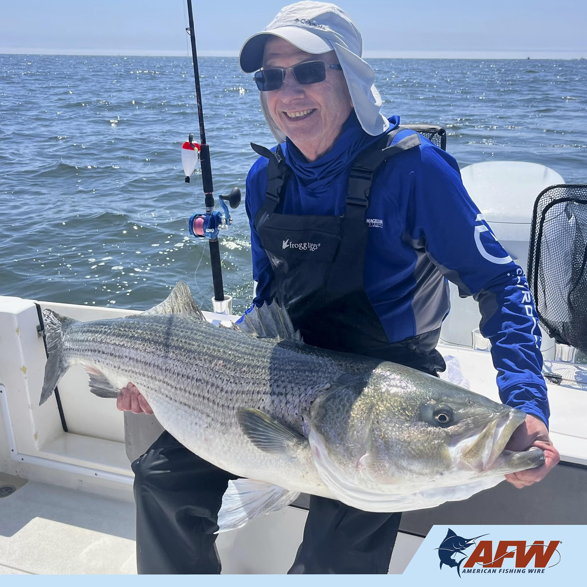 AFW size #7 320 lb model fits mid-range setups for many species.