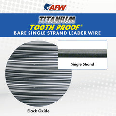 AFW Titanium leader kink resistance closeup shows smooth line behavior
