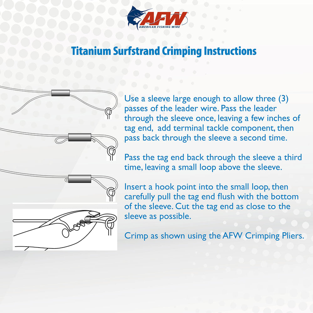 AFW Titanium Surfstrand made in the USA emphasizes quality and durability.