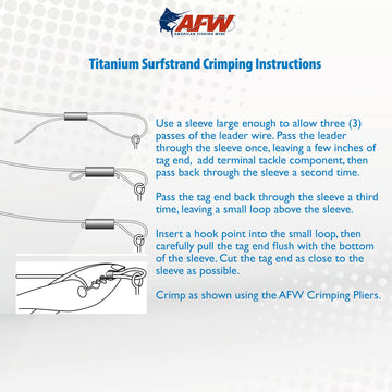 AFW Titanium Surfstrand made in the USA emphasizes quality and durability.