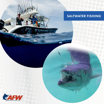 AFW Titanium Tooth Proof in action during deep-sea fishing for big predators.