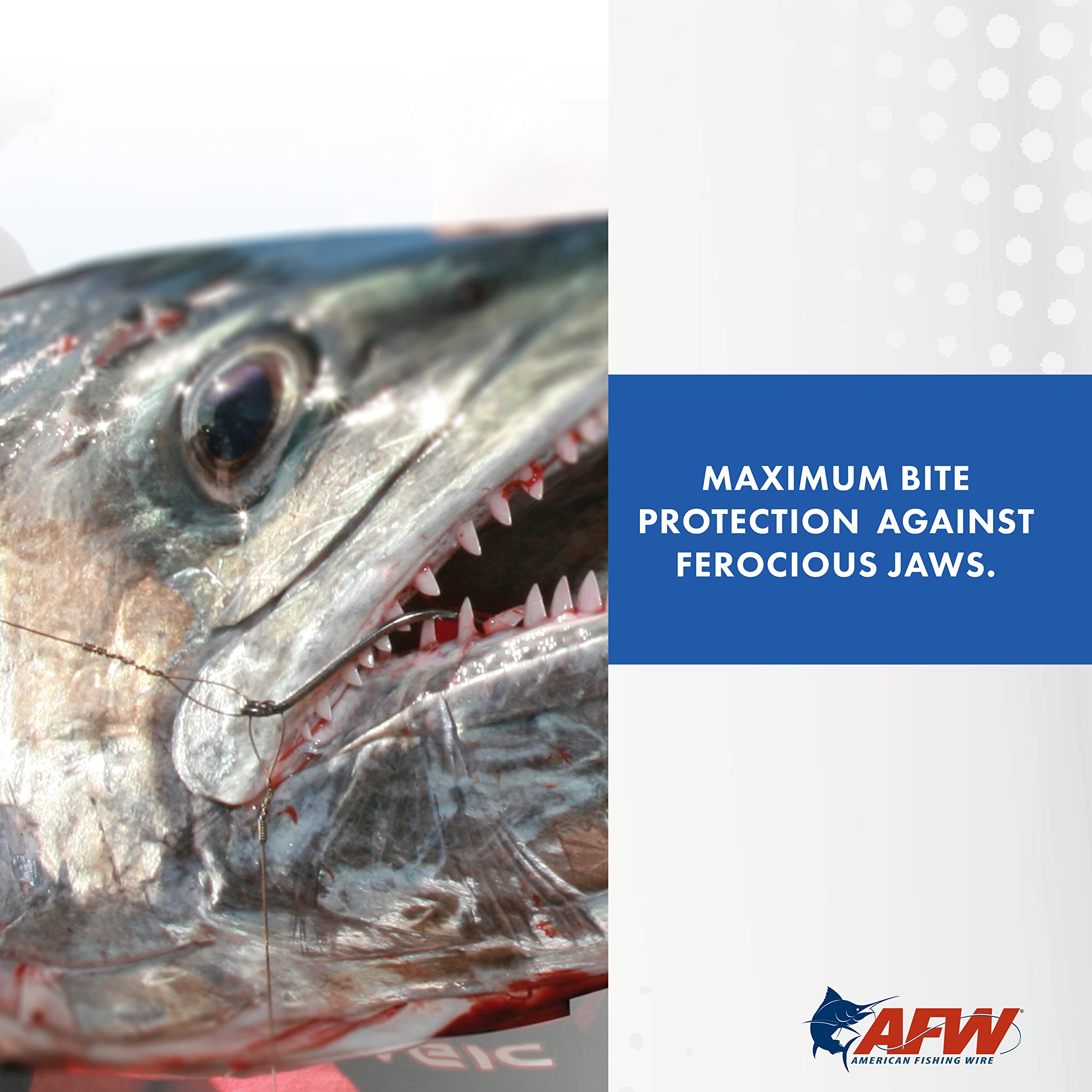 AFW Tooth Proof leader wire made in USA underscores trusted manufacturing.
