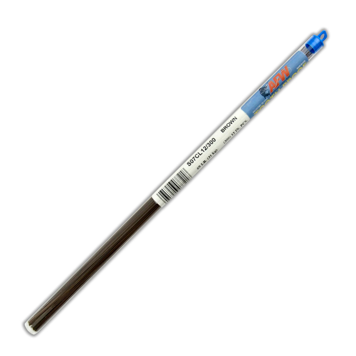 AFW Tooth Proof wire, 12-inch straight length, camo finish for fast rigging.