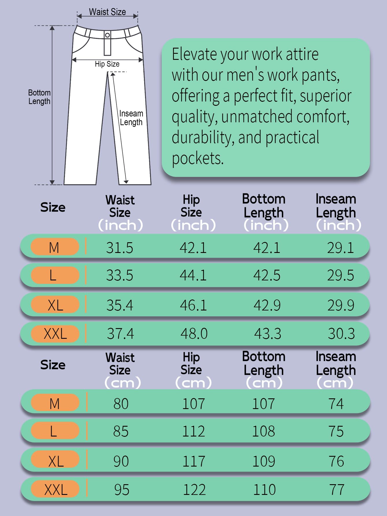 Afwerirc men's durable work pants fabric closeup, rugged texture.