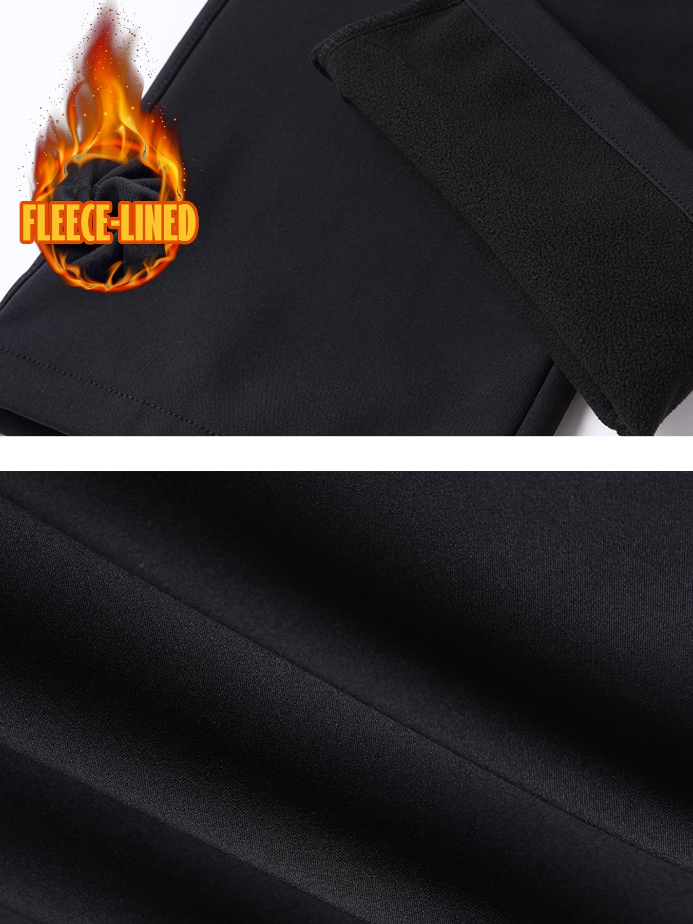 Afwerirc men's stretch cargo pants, flexible movement for work.