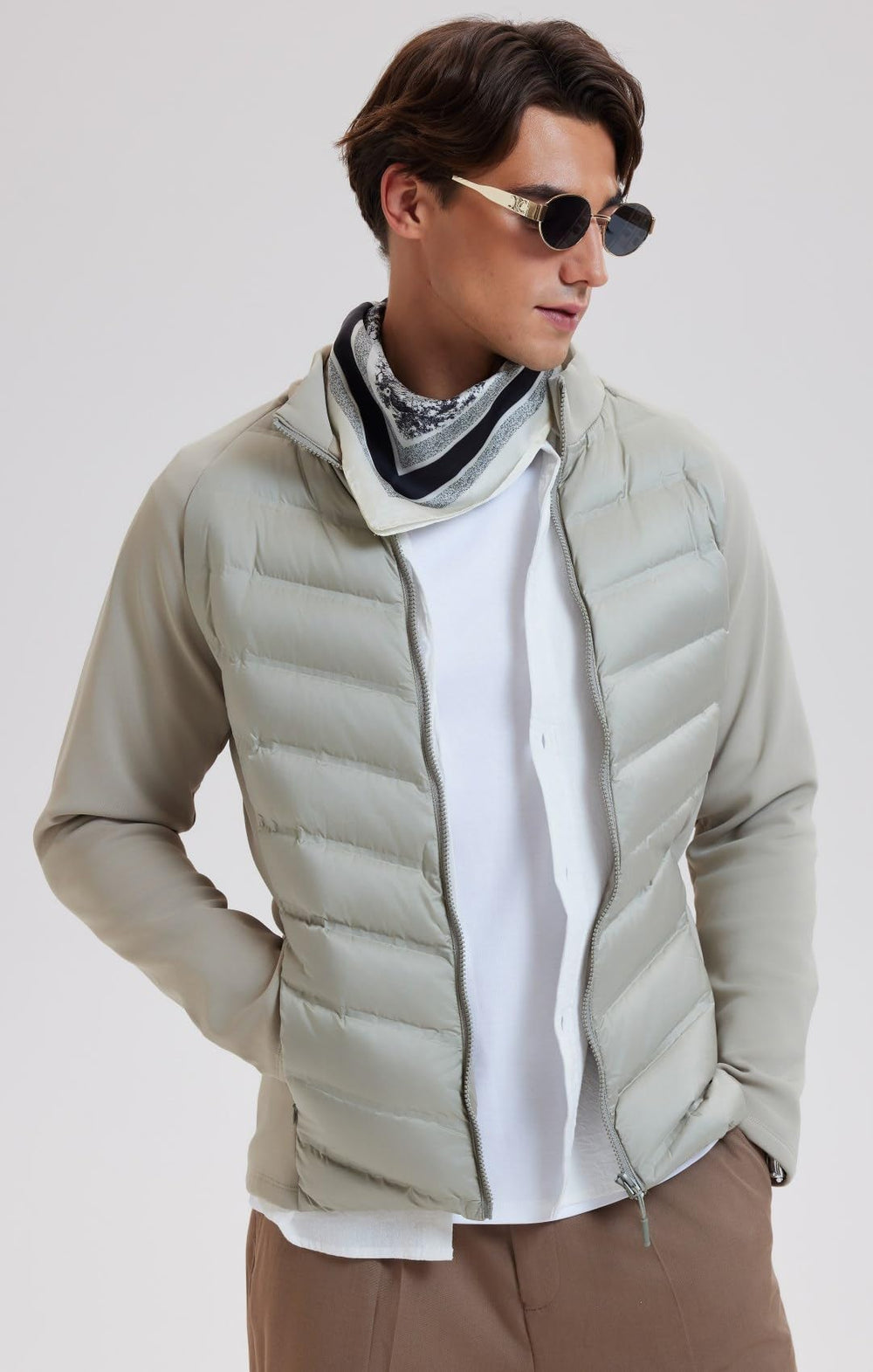 AFZ running-ready puffer for brisk city runs and commutes