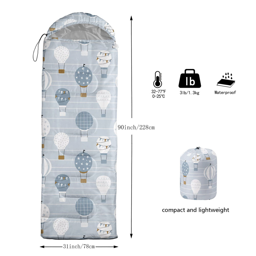 AGANS Datura kids sleeping bag compression sack keeps travel storage compact