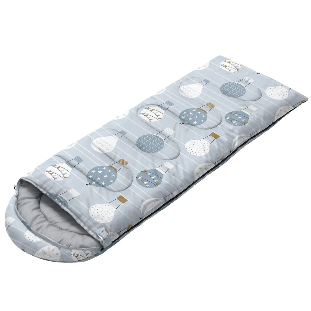 AGANS Datura kids sleeping bag hood adjustable drawstring for snug warmth