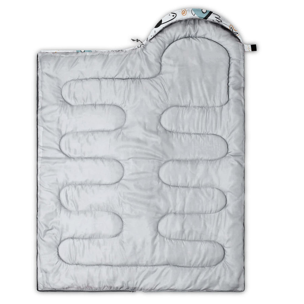AGANS Datura sleeping bag usable indoors or outdoors for versatile kid comfort