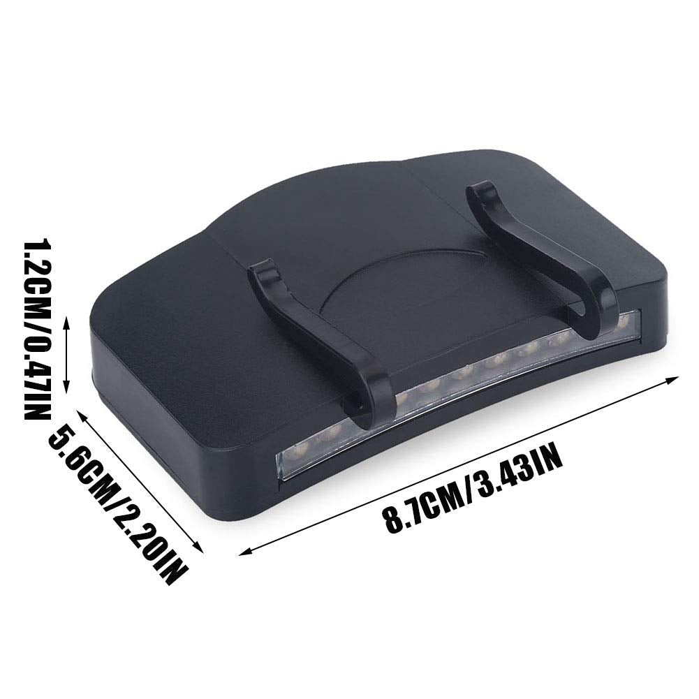 Agatige 11-led headlamp-brightness for night trails.