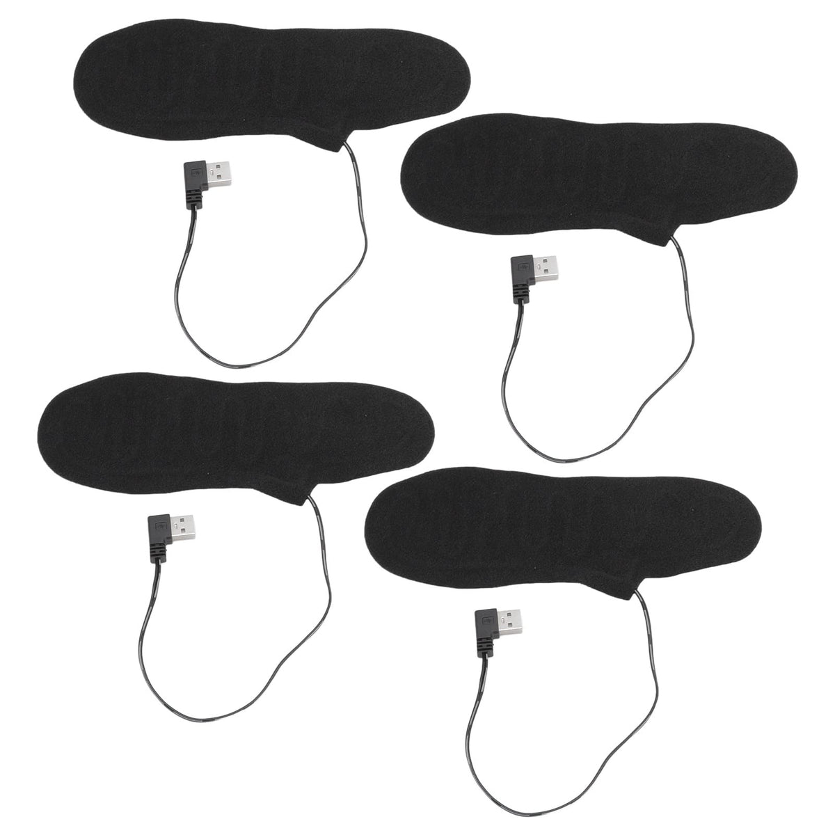 Agatige heated insoles with soft cotton texture for cozy warmth inside socks.