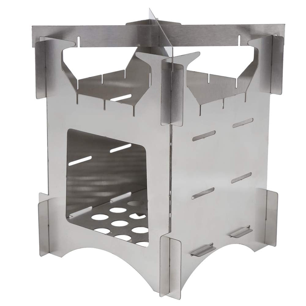 Agatige Outdoor Stove parts ready for quick setup during camping.