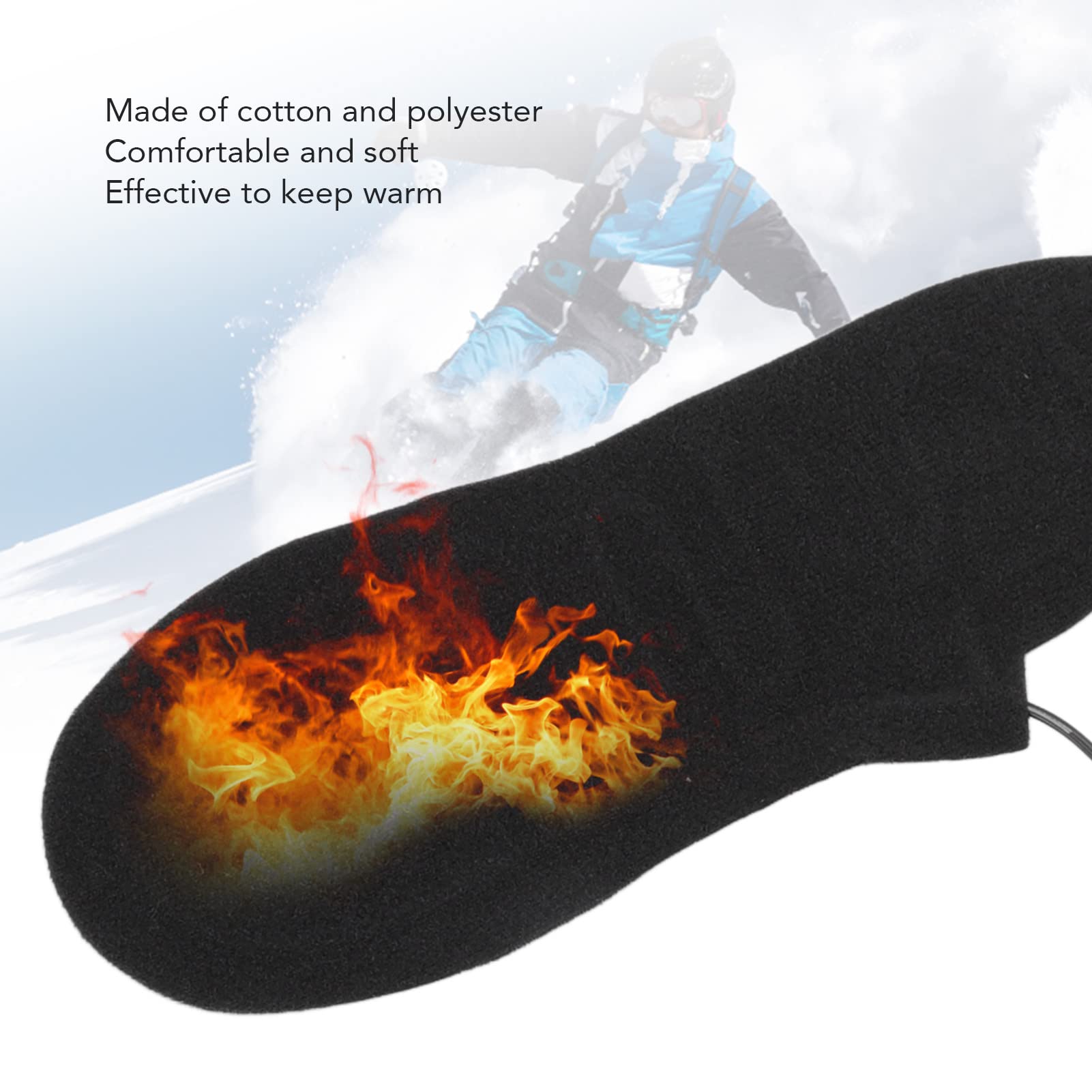 Agatige USB rechargeable foot warmers ready for outdoor warmth on cold days.